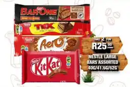 Take 'n Pay Nestle Large Bars Assorted offer