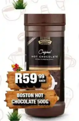 Take 'n Pay Boston hot chocolate offer
