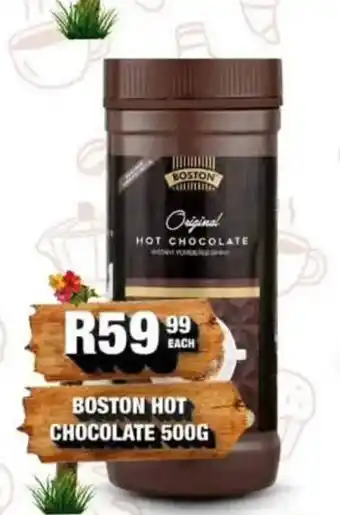Take 'n Pay Boston hot chocolate offer