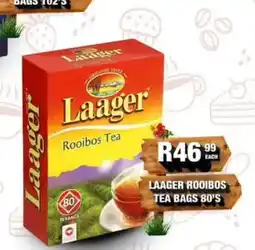 Take 'n Pay Laager rooibos tea bags offer