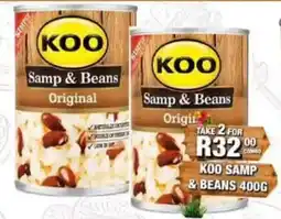 Take 'n Pay KOO Samp & Beans Original offer