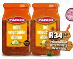 Take 'n Pay PAKCO mild vegetable atchar offer