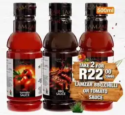 Take 'n Pay LAMZAR BBQ or TOMATO SAUCE offer