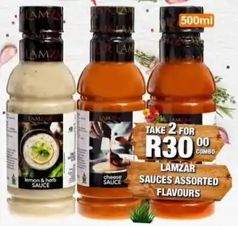 Take 'n Pay LAMZAR SAUCES ASSORTED FLAVOURS offer