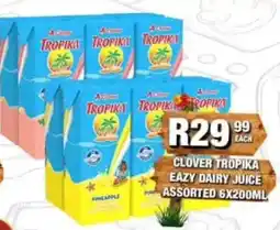 Take 'n Pay Clover Tropika Eazy Dairy Juice Assorted offer