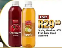 Take 'n Pay Spring Meadow 100% Fruit Juice Blend Assorted offer