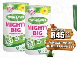 Take 'n Pay TWINSAAVER MIGHTY BIG Roller Towels offer