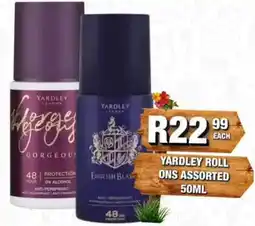 Take 'n Pay Yardley Roll Ons Assorted offer