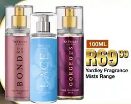 Take 'n Pay Yardley Fragrance Mists Range offer