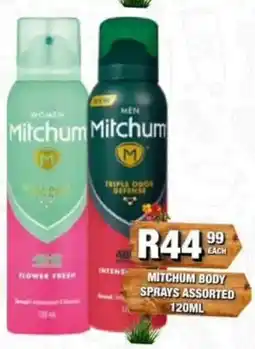 Take 'n Pay Mitchum Body Sprays Assorted offer
