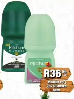 Take 'n Pay Mitchum Invisible Roll-Ons Assorted offer