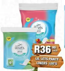 Take 'n Pay Lil-lets pantyliners offer