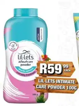 Take 'n Pay lil-lets intimate care powder offer