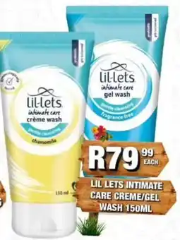 Take 'n Pay lil-lets intimate care crème wash offer