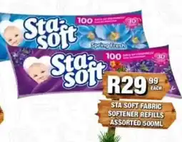 Take 'n Pay Sta Soft Fabric Softener Refills Assorted offer