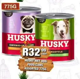 Take 'n Pay Husky wet dog food cans assorted offer