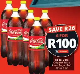 Checkers Coca-Cola Original Taste Less Sugar Soft Drink offer
