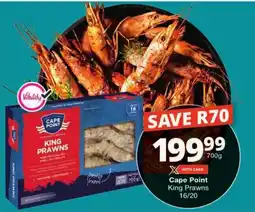 Checkers Cape Point King Prawns offer