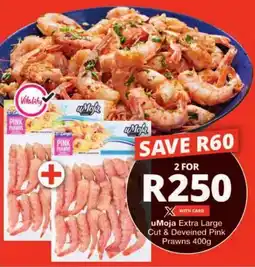 Checkers uMoja Extra Large Pink Prawns offer