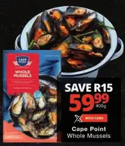 Checkers Cape Point Whole Mussels offer
