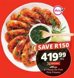 Checkers uMoJa L1 Head-On Pink Pink Prawns offer