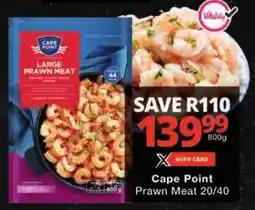 Checkers Cape Point Prawn Meat offer