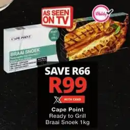 Checkers Cape Point Braai Snoek offer