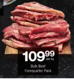 Checkers Bulk Beef Forequarter Pack offer