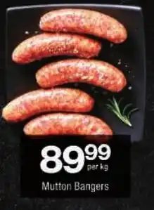 Checkers Mutton Bangers offer