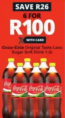 Checkers Coca-Cola Original Taste Less Sugar Soft Drink offer