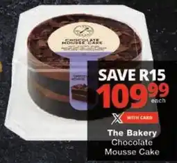 Checkers The Bakery Chocolate Mousse Cake offer