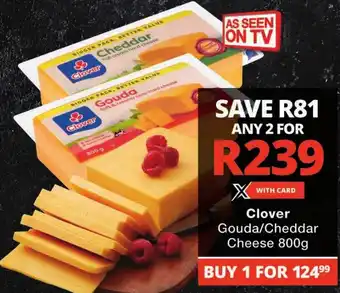 Clover Gouda/Cheddar Cheese