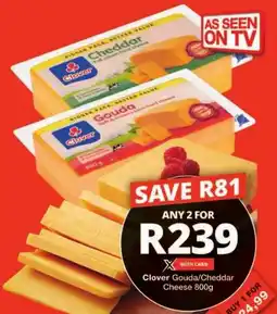 Checkers Clover Gouda/Cheddar Cheese offer