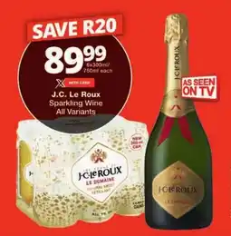 Checkers J.C. Le Roux Sparkling Wine offer
