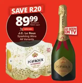 Checkers J.C. Le Roux Sparkling Wine offer