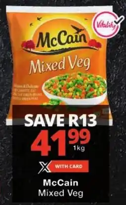 Checkers McCain Mixed Veg offer