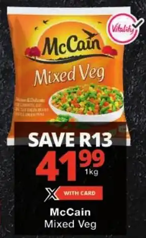 Checkers McCain Mixed Veg offer