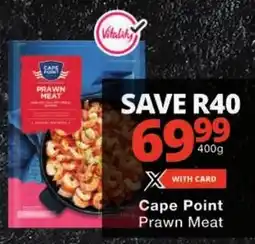 Checkers Cape Point Prawn Meat offer