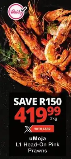 Checkers uMoja L1 Head-On Pink Prawns offer