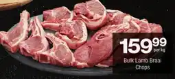 Checkers Bulk Lamb Braai Chops offer