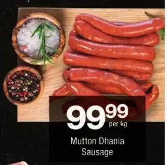 Checkers Mutton Dhania Sausage offer