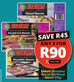 Checkers Eskort Shoulder/Round Cut/Diced Bacon offer