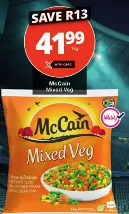 Checkers McCain Mixed Veg offer
