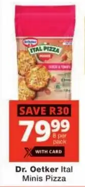 Checkers Dr. Oetker Ital Minis Pizza offer