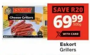 Checkers Eskort Cheese Grillers offer