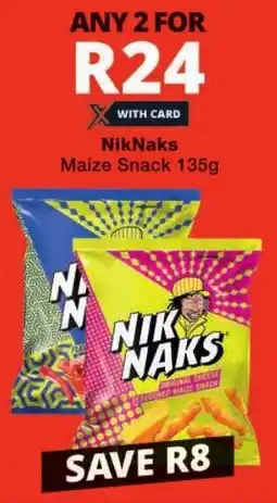 Checkers NikNaks Maize Snack offer