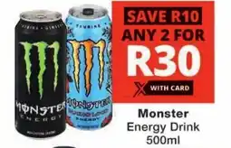 Checkers Monster Energy Drink offer