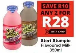 Checkers Steri Stumpie Flavoured Milk offer