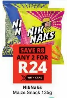 Checkers NikNaks Maize Snack offer