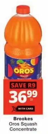 Checkers Brookes Oros Squash Concentrate offer